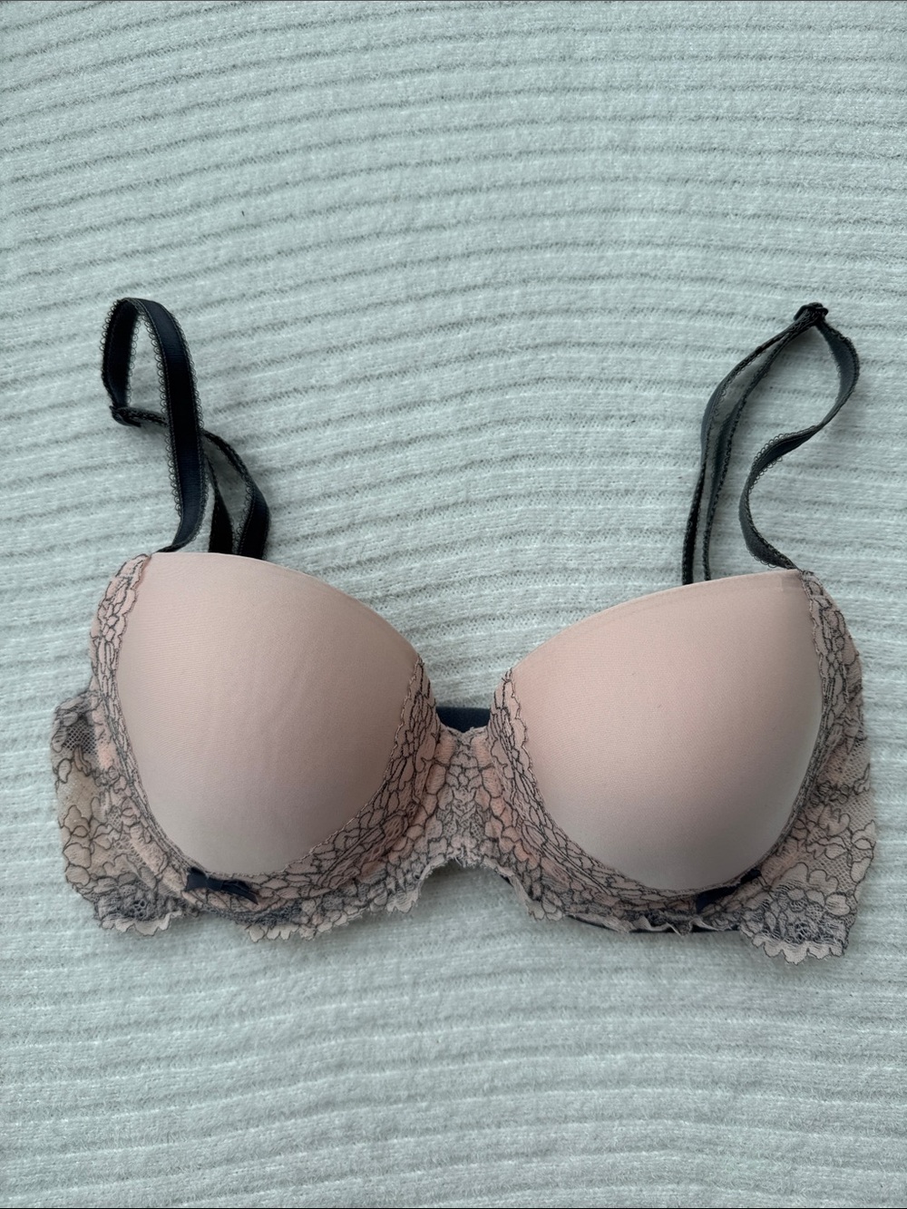 VICTORIA’S SECRET | Dream Angels Demi Bra Pink Blush Nude Gray 34D